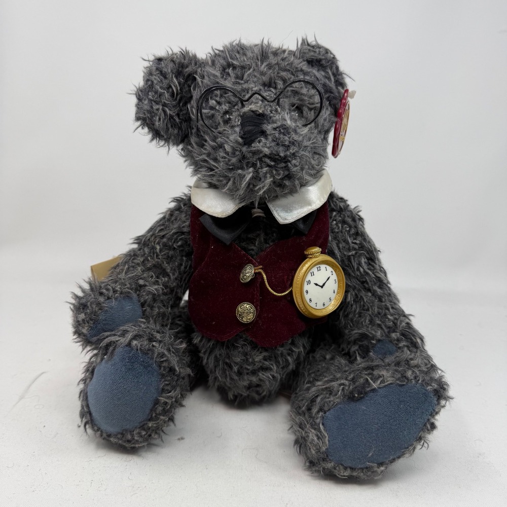 Dan Dee Teddys Teddy 100th Anniversary Limited Edition‎ Grey Bear 2001 Plush